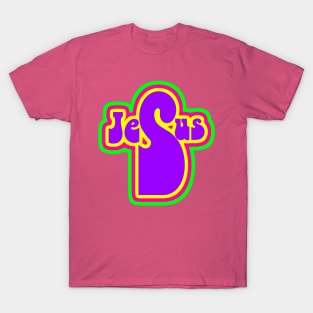 Purple Jesus Cross T-Shirt